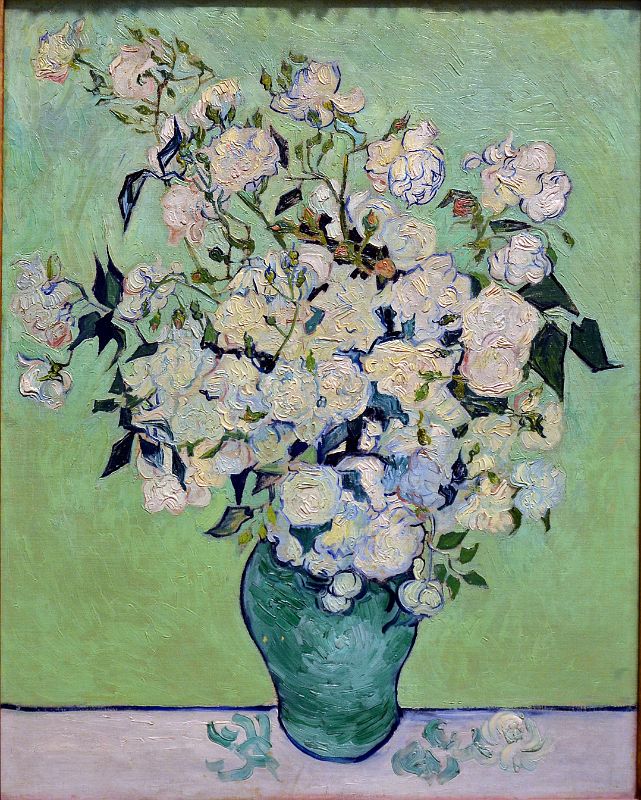 17 Roses - Vincent van Gogh 1890 - New York Metropolitan Museum of Art